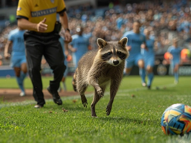 Raccoon's Surprise Entrance Halts Philadelphia Union vs. NYCFC MLS Match