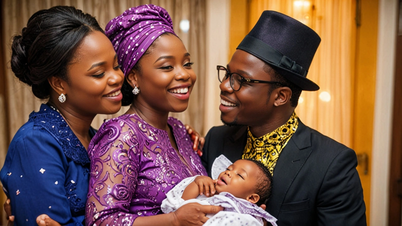 Nollywood Icon Chinedu Ikedieze and Wife Celebrate Arrival of Second Child After 12 Years